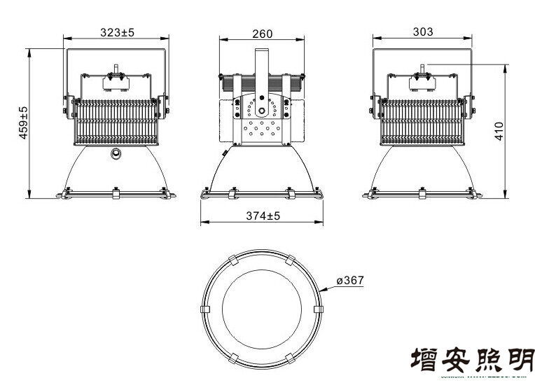 高檔高端SWK205-100w高效LED工礦燈，LED工廠燈廠家直銷，LED節(jié)能燈體育場(chǎng)館